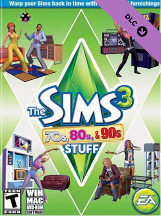The Sims 3 Lata 70., 80. i 90. – Akcesoria (PC) – klucz Origin