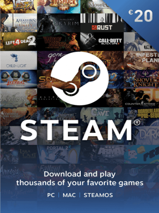 Karta podarunkowa Steam 20 EUR – klucz Steam