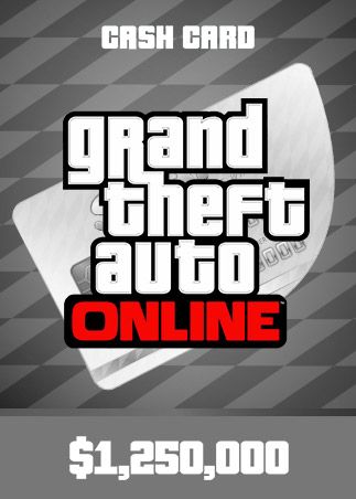 Grand Theft Auto Online: Karta gotówkowa Great White Shark 1 250 000 PC Klucz Rockstar