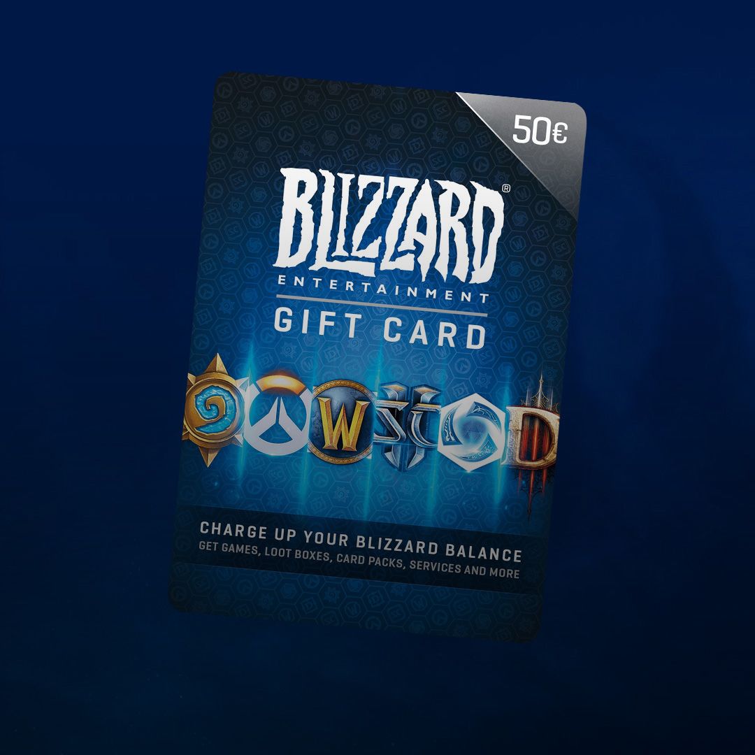 Karta podarunkowa Blizzard 50 EUR – klucz Battle.net