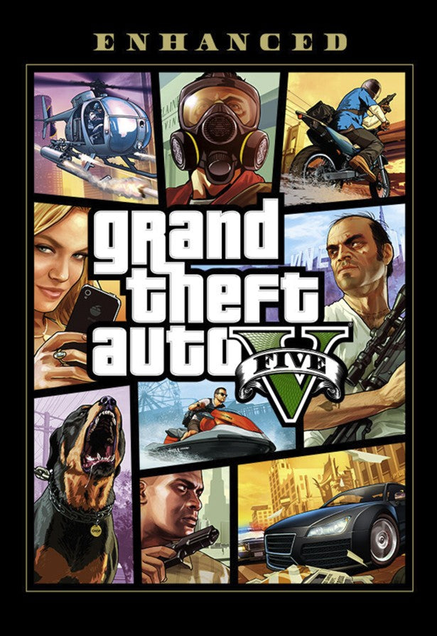 Grand Theft Auto V Enhanced (PC) + Great White Shark - klucz Rockstar Games