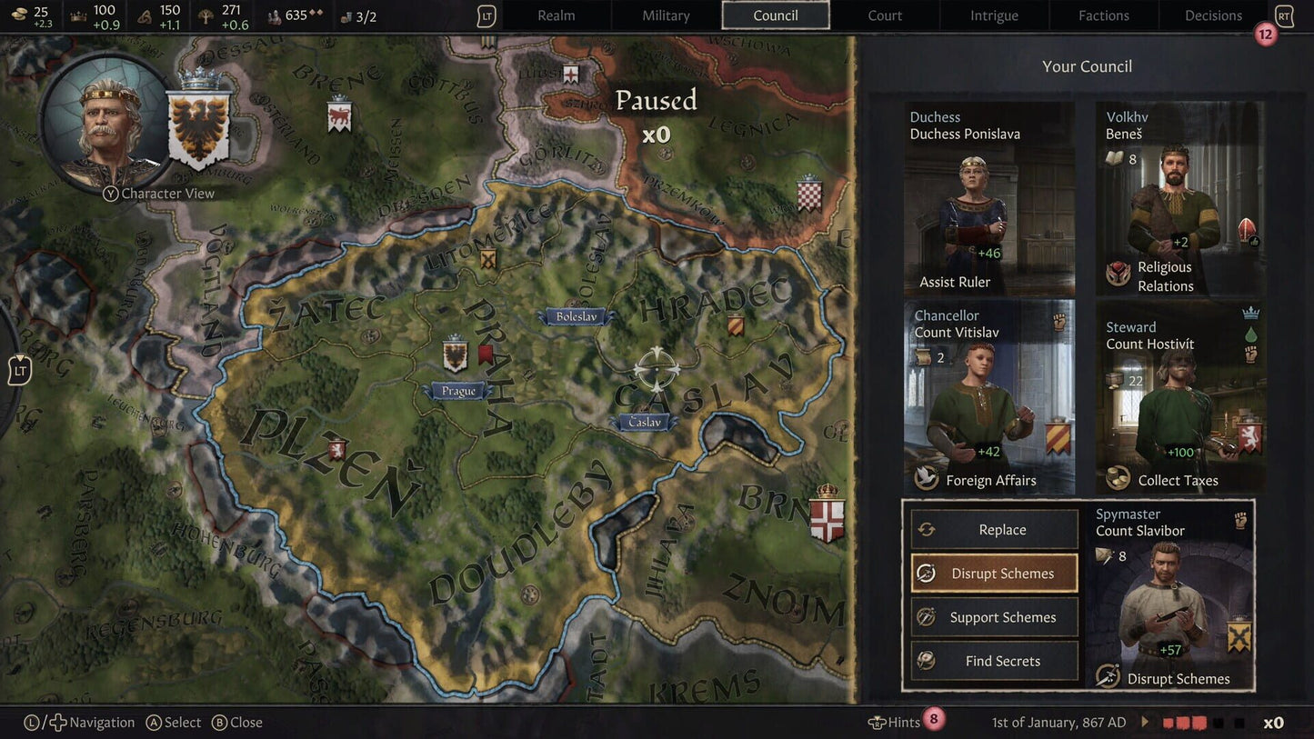 IGDB screenshot: Crusader Kings III: Royal Edition (5)