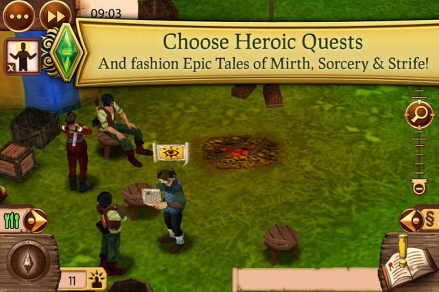 The Sims Medieval Origin Klíč – herní záběr (2)