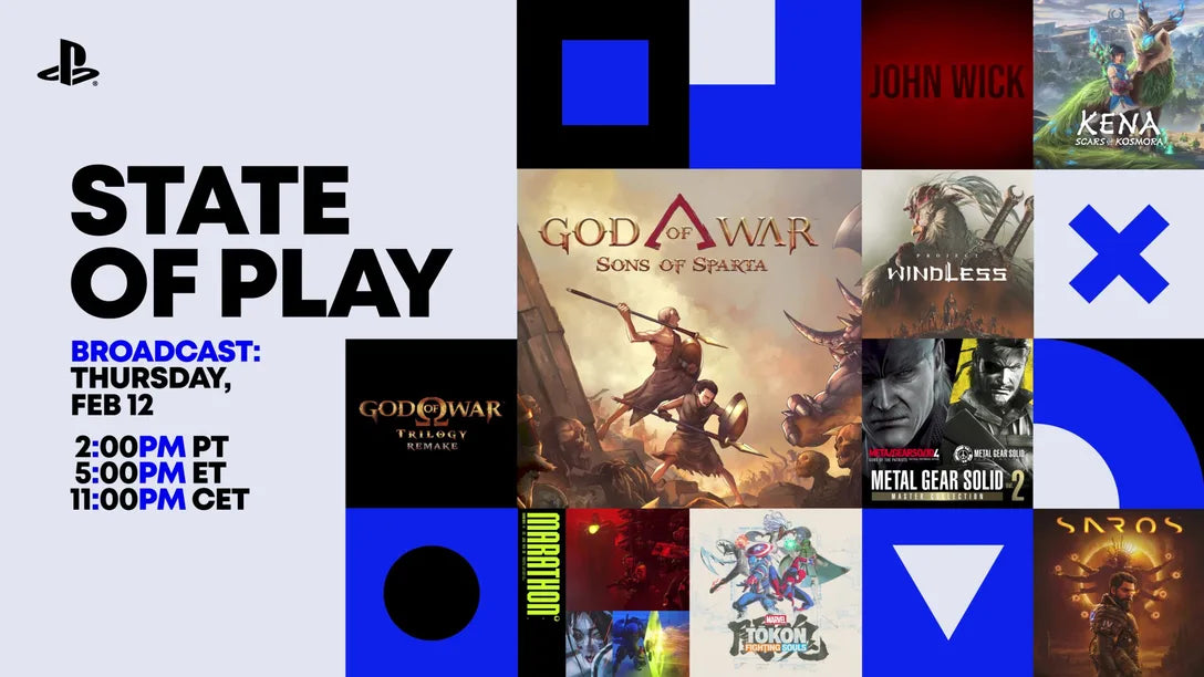 State of Play únor 2026: Kompletní přehled oznámení od God of War po Metal Gear Solid 4