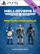 Bonus za zamówienie w przedsprzedaży HELLDIVERS 2 (PS5) – klucz PSN
