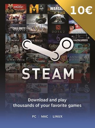 Karta podarunkowa Steam 10 EUR – klucz Steam