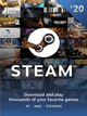 Karta podarunkowa Steam 20 EUR – klucz Steam