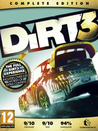 DiRT 3 Edycja Kompletna (PC) – Klucz Steam