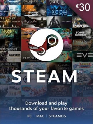 Karta podarunkowa Steam 30 EUR – klucz Steam