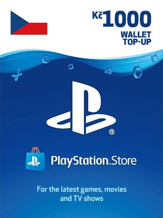 Karta podarunkowa PlayStation Network o wartości 1000 CZK – PSN
