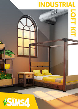 The Sims 4 Zestaw Industrial Loft Origin