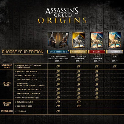 IGDB screenshot: Assassin's Creed: Origins - Gold Edition (1)
