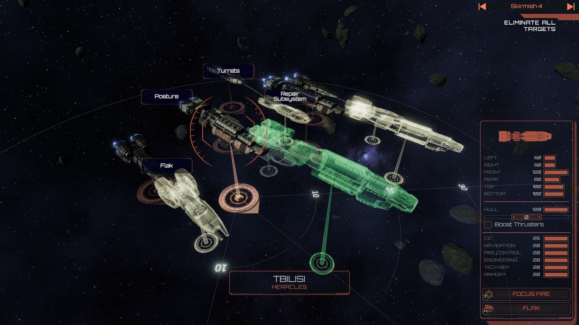 IGDB screenshot: Battlestar Galactica Deadlock: Sin and Sacrifice (1)