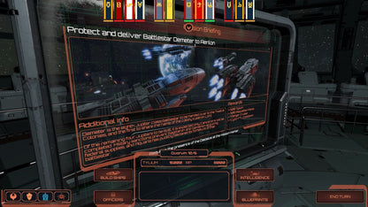 IGDB screenshot: Battlestar Galactica Deadlock: Sin and Sacrifice (2)