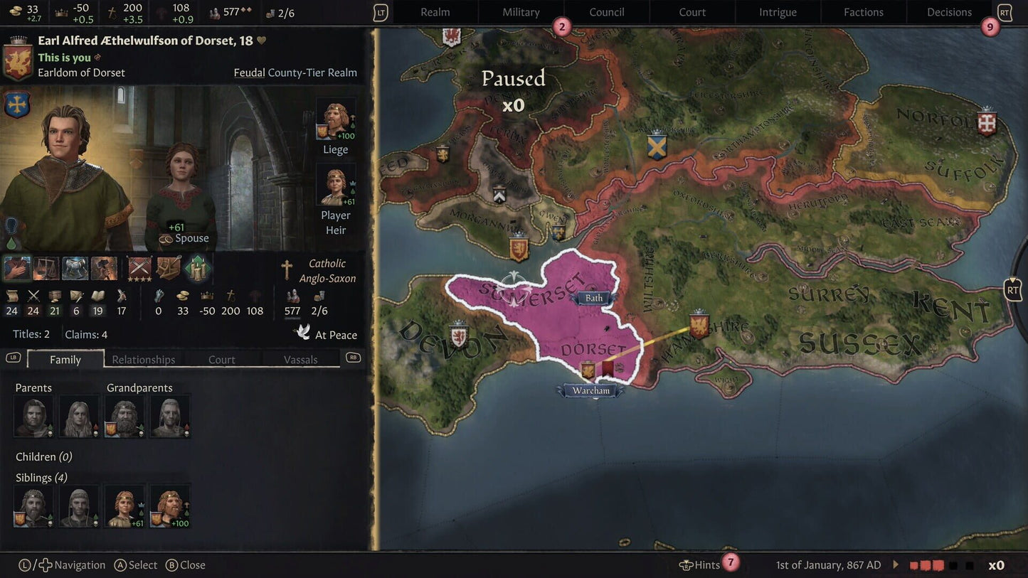 IGDB screenshot: Crusader Kings III: Royal Edition (2)