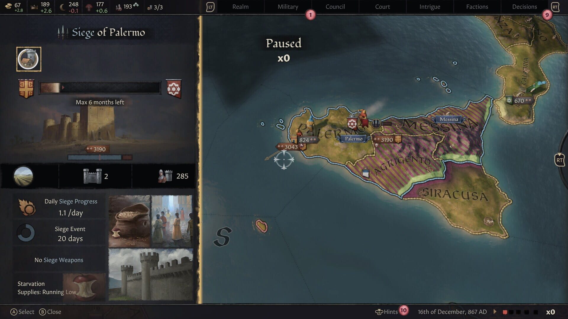 IGDB screenshot: Crusader Kings III: Royal Edition (4)