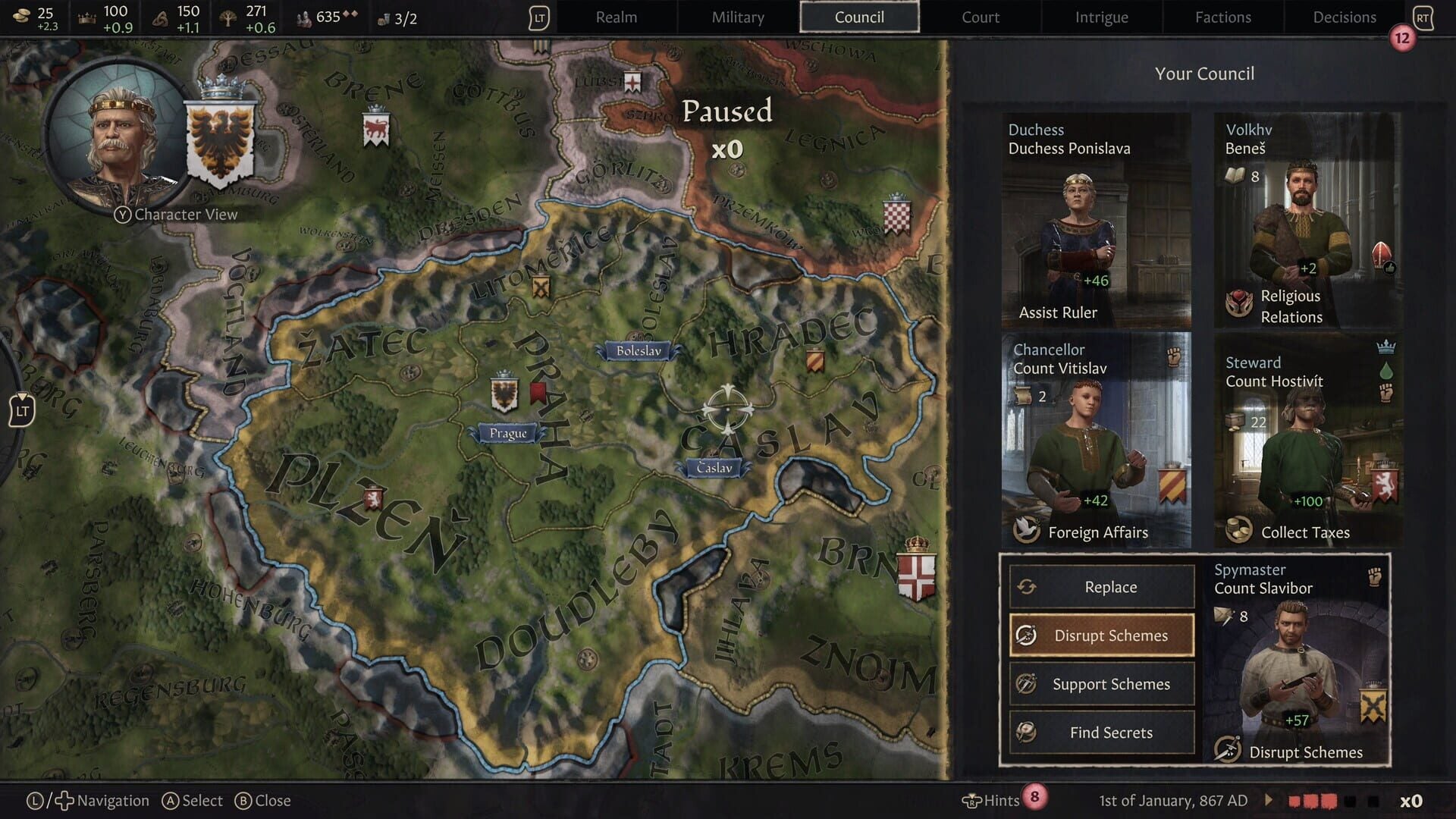 IGDB screenshot: Crusader Kings III: Royal Edition (5)